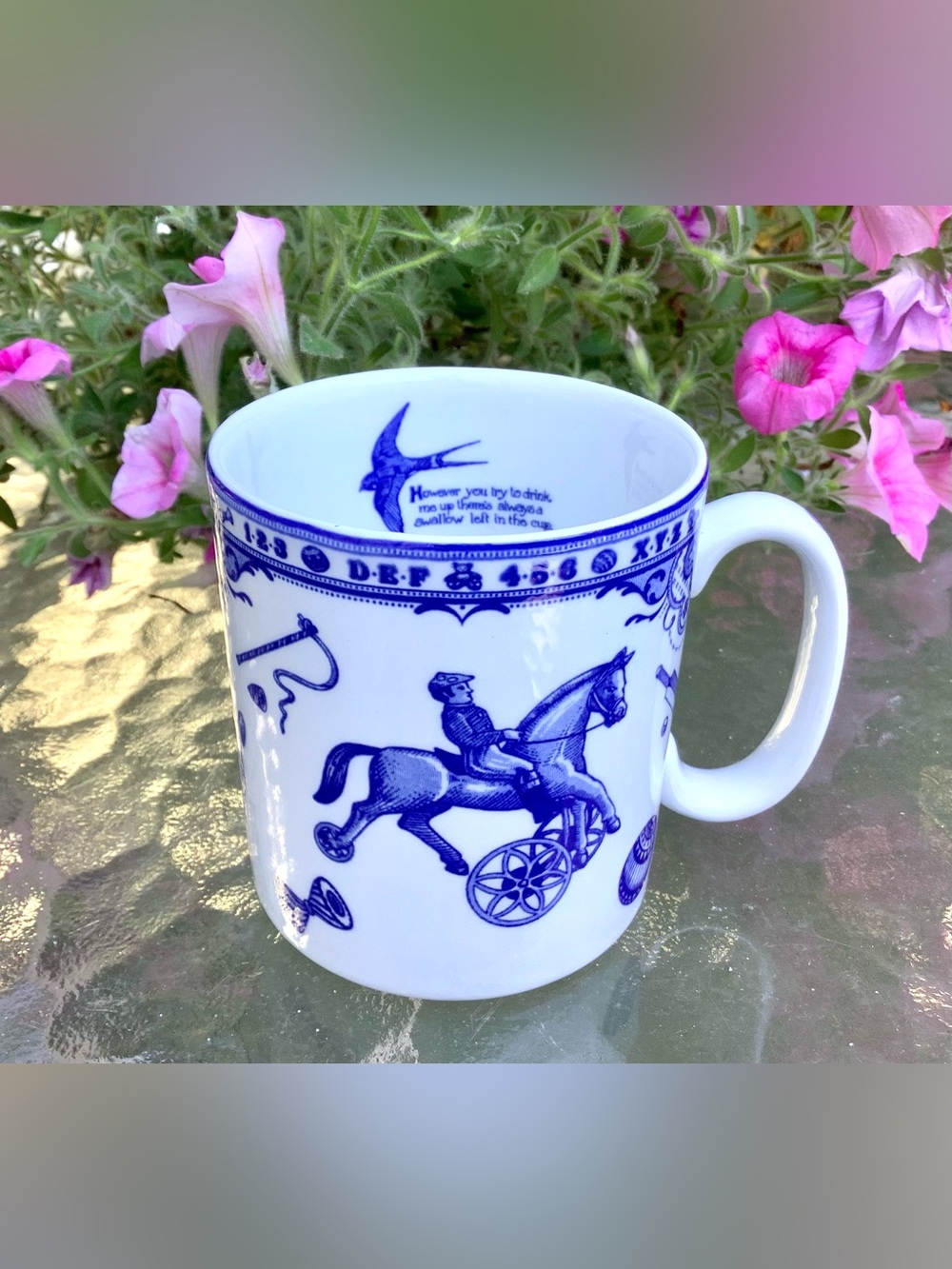 New Spode Blue & White Childs Cup - Edwardian Childhood Collection